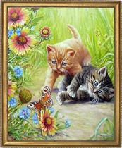 גורים שובבים Art Canvas