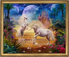 חד קרן יפה Art Canvas