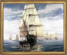 בדרך לקרב Art Canvas