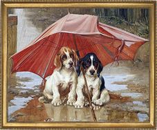 גֶשֶׁם Art Canvas