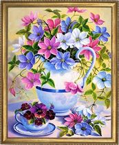 פרחים בכד Art Canvas