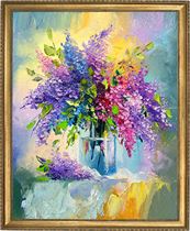 פרחים באגרטל Art Canvas