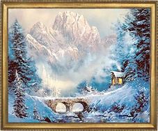 נוף הררי Art Canvas