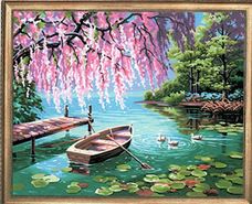 אגם הקסם Art Canvas