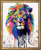 אריה אמנותי Art Canvas