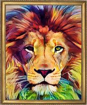 מלך החיות Art Canvas