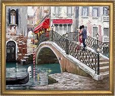 אוהבים (Richard Macneil) Art Canvas