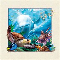 עולם תת-ימי Art Canvas