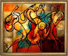 ג'ז (Leon Zernitsky) Art Canvas