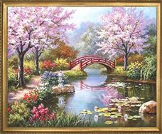 גן יפני, אמן: סונג קים 50х65, ס''ם Art Canvas